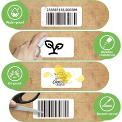 Direct Thermal Shipping Labels for Zebra Printer 4×6 2×2 3×2 4×3 3×1 2.25×1.25