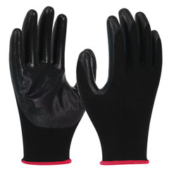 12 Pairs Safety Work Gloves MicroFoam Nitrile Coated Foam Gloves M-Size Hot