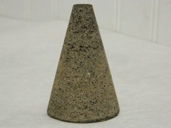 CGW Abrasives 16 Grit Cone Type 17 2″ Max Diam 3″ Head Thickness Qty 10 49028