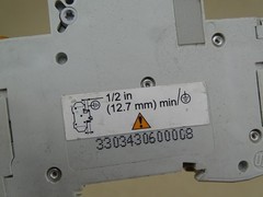 (12) Schneider 0.5A Amp Multi 9 Mini Breaker C60 120/240VAC, 1-Pole, 60100