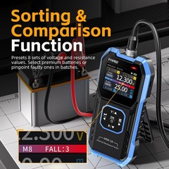 FNIRSI HRM-10 Battery Voltage Tester Digital Battery Internal Resistance Meter