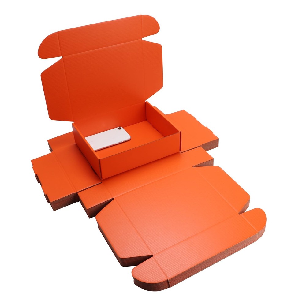 Orange Corrugated Shipping Packaging Box for Gifts,Wedding&All Festivals