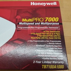 Honeywell TB7100A1000 MultiPRO 7000 Programmable/Non-Programmable Thermostat
