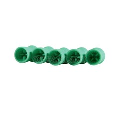 100 Dental Soft Prophy Cup Rubber Polish Brush Polishing Teeth Latch Type