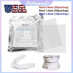 Dental Splint Thermoforming Plastic Material Vacuum Forming Hard 0.8mm/1.0/1.5mm