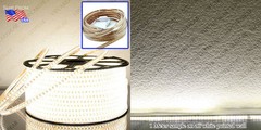 1M-50M 3014 110V HighVoltage 120LED/M Strip Light NWhite DYellow Red Blue White