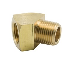 45 Degree 1/8″ NPT Female x Male, Pack Of 2,Brass