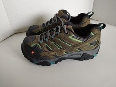Merrel Moab Vertex Vent Shoe Composite Toe Brown/ Pewter Women’s Sz 8M