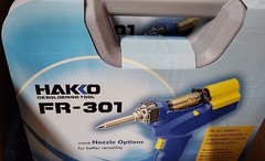 Hakko FR-301 Portable Desoldering Tool Vacuum Pump Gun 120V