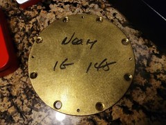 Vintage BRASS 5 pounds 7 oz., Aircraft Manufacturing Brass