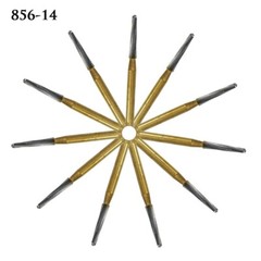 10-100PCS Dental Super Crown & Bridge Carbide Burs FG 856-014, FG Shank BOMAOER