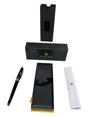 Cross Aventura Onyx Black Imperial Exxon Mobile Rollerball Pen Sealed With Case