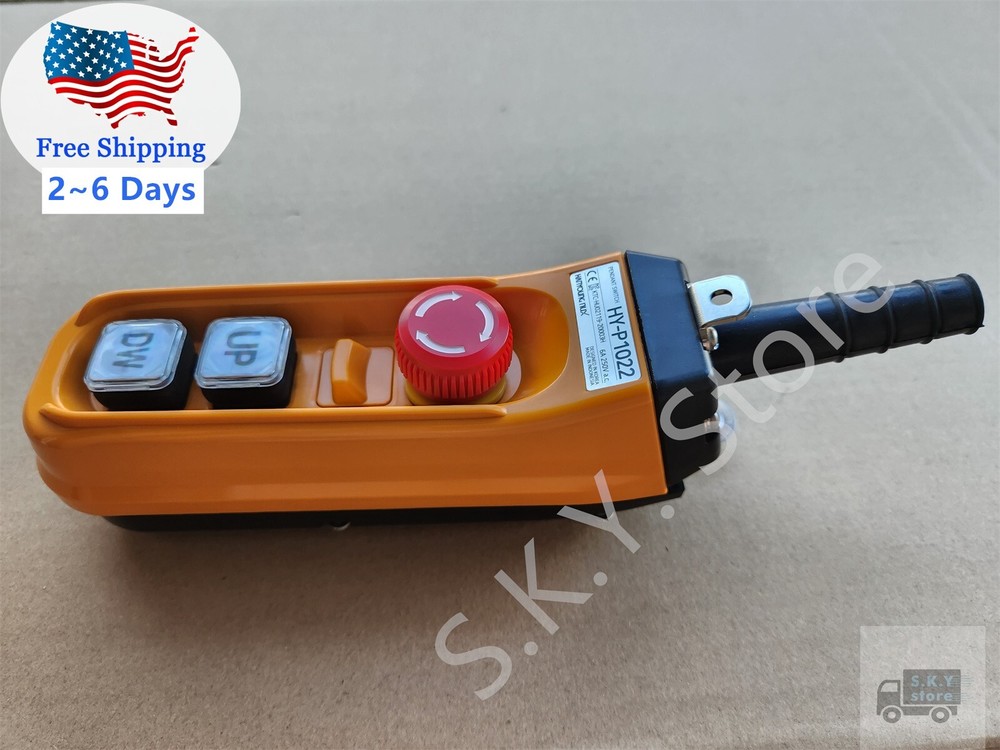 New In Box HANYOUNG HY-P1022SB Emergency Stop Switch, Replace For HY-1022SB