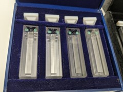 Hellma 283-QS & 181-OS 1cm 4-Piece Cuvette Sets (2) — 8 Cells Total
