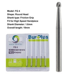 Wave Dental Surgical Burs Carbide FG SURG 25mm High Speed FG Round Taper Pear