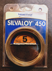 Lucas Milhaupt Silvaloy 450 45 % Silver Solder 5 Ounce Brazing Alloy