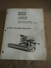 New Holland TR75 TR85 Combines Service Repair Manual S/N 403001-