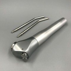 Dental 3 Way Air Water Spray Triple Syringe Handpiece w/ 2 Nozzles Tips Tubes