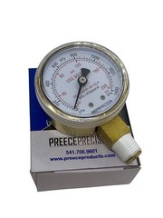2″ Gas Regulator Gauge Set 200 & 4000 PSI 1/4″ NPT OXYGEN ARGON NITROGEN HELIUM
