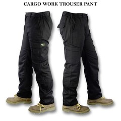 Men’s Summer Work Trouser Cargo Combat KneePads 6 Pockets Mechanic Tool Safety