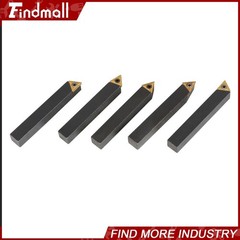 Findmall 5x 3/8″ Lathe Indexable Carbide Insert + Turning Tooling Bit Holder Set