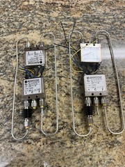 Lot-of 4 -RF Ducommun 2SE1T11 With 2 pcs JFW 50 Ohms 14dB DC-18 GHz