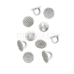 10PCs ETERFANT Dental Ortho Lingual Button Bondable MIM Direct Eyelet Round Base