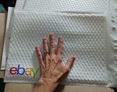 Padded Envelopes. 15 ebay branded airjacket 10″ x 14″ bubble mailers 15