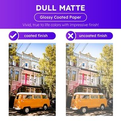 Dull 80lb Text Digital Low Gloss Paper, C2S, 11 x 17, 100 Sheets