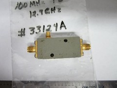 HP SWITCH 33124A 12.4 GHz RF MICROWAVE FREQUENCY BIN#F6-32