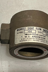 MIDWEST Anderson Bronze Sight Flow Indicator SFI-300-3/8 metal impellor
