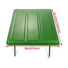 Green Tractor Sun Shade Canopy For John Deere Compact Utility Tractors with ROPS