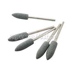 30 Pcs #13 Dental Lab Mounted Finishing Points Polishers Green Mounted Stones SM
