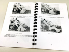 Case 580C Tractor Loader Backhoe Owners Operators Manual Coil Bound