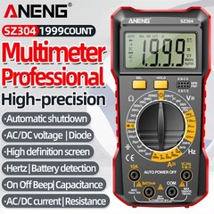 SZ304 Multifunction 1999 Counts Digital Multimeter True RMS Handheld Tester