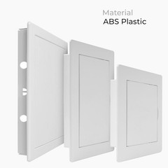 6×12 Inch White Access Panel Drywall ABS Plastic Square Wall Ceiling Door HVAC