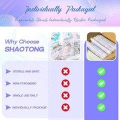 SHAOTONG 21 Gauge 1 Inch Luer Lock Accessories Disposable 21 Ga 1inch 25mm