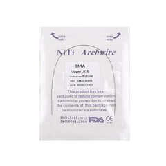 10 Packs Dental Orthodontic TMA Arch Wire Round Ovoid Round Upper/Lower 012-020
