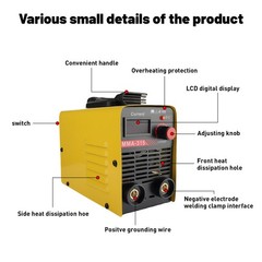 110V 300AMP Mini IGBT ARC Welding Machine Inverter DC MMA Electric Welder Stick