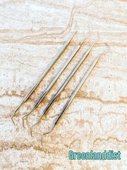 4Pc Dental Probe Set Stainless Steel Good Quality Surgical