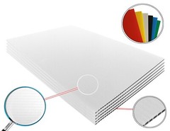 4mm Corrugated Plastic Sheets 18×24 24×36 24×48 36×36 Many Colors Coroplast Sign