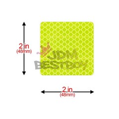 3M Diamond Grade Neon Yellow Conspicuity Tape 2″ x 2″ CE Approved Reflective