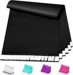 Waterproof Black Poly Mailers 14.5×19 – Reliable Self-Seal Shipping Bags