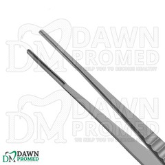 Debakey Artery Tissue Forceps 1×2 Teeth 8″ Gold Handle ENT Surgical Instruments