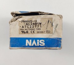 Nais / Matsushita PM4HS-H-AC120VW Multirange Analog Timer ATC22171