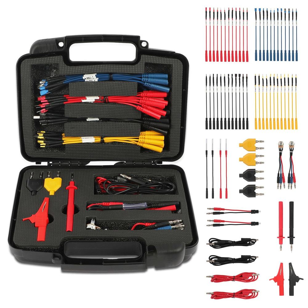 68 Pcs Automotive Circuit Test Lead Kit,Multimeter Test Leads Set,Electrical