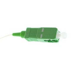 FIBER OPTIC PATCH CABLE, SC/APC-OPEN, SM SIMPLEX, 9/125, 1-METER, (10 PACK)
