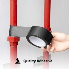 24 Rolls – Duct Tape 2 Inch x 60 Yards 6 Mil – Utility Grade Adhesive Tape Black