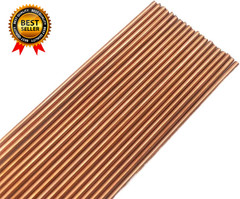 20Pcs Copper Brazing Rods Bcup-2 (5/64″) 2Mm Phosphorus round Self Fluxing