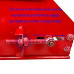 4-Blades Corn Straw Chaff Hay Cutter Pulverizer w/Belt Conveyor 220V 400-800kg/h